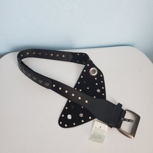 *NWT* Black Jewel embellished belt